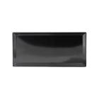 DIENBLAD PAPILLON MELAMINE ZWART 350X170MM H.20MM (1) artikelfoto