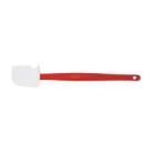 LECHE PLAT SPATULE SILICONE RESISTANT A LA CHALEUR AVEC MANCHE PE ROUGE 36CM (1) photo du produit