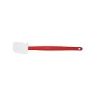 LECHE PLAT SPATULE SILICONE RESISTANT A LA CHALEUR AVEC MANCHE PE ROUGE 41CM (1) photo du produit