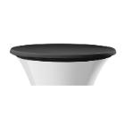TOP COVER STRETCH TABLE HAUTE NOIR D.80-85CM (6) photo du produit
