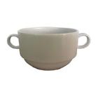 BOL À POTAGE AVEC ANSES PORCELAINE BLANC GURAL - D.105 H.62MM 320ML (12) photo du produit