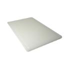 PLANCHE A DECOUPER ANTIBAC HDPE BLANC AVEC RIGOLE 53X32.5X1.4CM (1) photo du produit