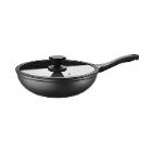 WOK PINTINOX PRO AVEC COUVERCLE D.300 H.90MM 4.8L (1) photo du produit