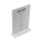 PORTE-MENU PLEXI A4 30X21CM (1) photo du produit