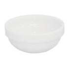 BOL BLANC MINI CUINOX EMPILABLE D.75 H.34MM (6) photo du produit