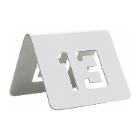 NUMEROS DE TABLE INOX SET DE NR 13 A 24 - 55XH.40MM (1) photo du produit