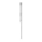 MANCHE TELESCOPIQUE ALU GRIS 97-184CM (1) photo du produit