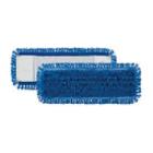 MOP MICROFIBRES BLEU WET DISINFECTION AVEC POCHES 40CM (25) photo du produit