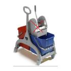 CHARIOT DE NETTOYAGE SIMPLE NICK 50L AVEC MANCHE PLAST.-GRIS-SANS PRESSE (1) photo du produit