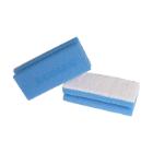 EPONGE A RECURER POLIFIX BLEU/BLANC 7.5X14CM (10) photo du produit