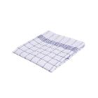 KEUKENHANDDOEK GERUIT 50% KATOEN 50% LINNEN BLAUW/WIT 60X80CM (10) artikelfoto