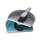 RAMASSETTE ET EPOUSETTE PP PLUBO STYLE BLEU/GRIS CRIN MIX (1) photo du produit