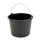 SEAU STANDARD 12L D.31X25.4CM NOIR (1) photo du produit