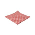 ESSUIE DE CUISINE CARREAUX BLOK ROUGE 65X65CM (6) photo du produit