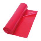 SAC POUBELLE HD RECYCLED T25 70X110CM ROUGE-TRANSPARENT (10X25) photo du produit