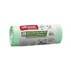 SAC POUBELLE COMPOSTABLE T18 50X65CM VERT30L(10X25) photo du produit