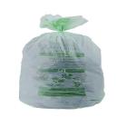 SAC POUBELLE BXL PROPRETE 60L VERT BIO 35mu 62X87CM-LIEN COULISSANT (24X15) photo du produit