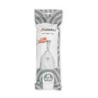 SAC POUBELLE PERFECTFIT RECYCL. BRAB. AVEC CORDON 60X82CM H 50-60L BLANC (12X10) photo du produit