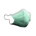 MASQUE DE CHIRURGIE MEDICOM TYPE IIR FIXATIONS AURICULAIRES VERT (16X50) photo du produit
