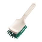 BROSSE A MAIN AVEC MANCHE DUR VERT (2) photo du produit
