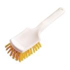 BROSSE A MAIN DURE AVEC MANCHE JAUNE (2) photo du produit