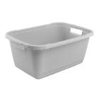 PANIER A LINGE FERME 52L AENNA GRIS 65X44X28CM (1) photo du produit