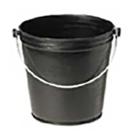 SEAU LOURD PE 10L NOIR D.27X27CM (1) photo du produit