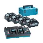 POWERPACK BATTERIE XGT 40V 4X4 0Ah + DUO CHARGEUR RAPIDE-191U28-6 (1) photo du produit