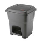 POUBELLE A PEDALE HERA 35L NOIR 39X39X44CM (1) photo du produit