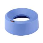 COUVERCLE IRIS ROND OUVERT BLEU D.38X15CM (1) photo du produit