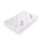 CHIFFON MICROFIBRE MICRO-ONE NON-TISSE SINGLE-USE BLANC/ROUGE LIGNE 34X27CM (50) photo du produit