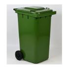 AFVALCONTAINER 240L PLAT DEKSEL 2 WIELEN GROEN 58X74X107CM (1) artikelfoto