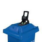 CONTENEUR A DECHETS 120L BLEU -COUV.ET PRESSE CANETTES PLAST.250 CANETTES (1) photo du produit