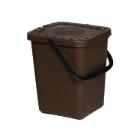SEAU COLLECTEUR BIO DECHETS 10L BRUN 25.5X24.5X30 CM (1) photo du produit