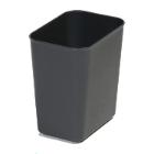 POUBELLE 13.2L PP RESISTANT AU FEU GRIS 28X21X31CM (1) photo du produit