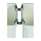 SET DE 2 CONNECTEURS INOX BROSSE POUR POUBELLES B1080 ET PB1090 (1) photo du produit
