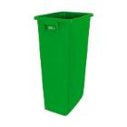 POUBELLE 80L VERT SANS COUVERCLE 32X46X76.2CM (1) photo du produit