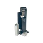CENDRIER TOTEM 12.5L GRIS/ANTHRACITE AVEC POUBELLE 8L 26.2X40.3X104.1CM (1) photo du produit