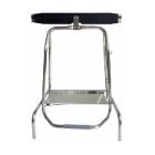 ZAKHOUDER HERMIX MET KLEP EN PEDAAL 50L RVS 59X43X75CM (1) artikelfoto