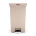 POUBELLE A PEDALE SLIM JIM® STEP-ON 68L FS RUBBERMAID BEIGE 50X31X80CM (1) photo du produit