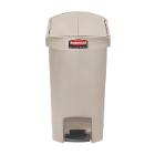 PEDAALEMMER SLIM JIM&reg; STEP-ON 68L ES RUBBERMAID BEIGE 50.16X37.34X78.13CM (1) artikelfoto