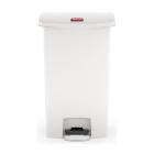 POUBELLE A PEDALE SLIM JIM® STEP-ON 90L FS RUBBERMAID BLANC 57X35.3X82.55CM (1) photo du produit