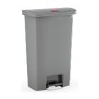 POUBELLE A PEDALE SLIM JIM® STEP-ON 68L FS RUBBERMAID GRIS 50X31X80CM (1) photo du produit