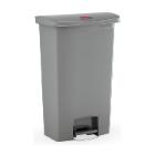 POUBELLE A PEDALE SLIM JIM® STEP-ON 90L FS RUBBERMAID GRIS 57X35.3X82.55CM (1) photo du produit