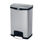 POUBELLE A PEDALE SLIM JIM® STEP-ON 50L FS METAL RUBBERMAID 46X34.80X72.80CM (1) photo du produit