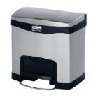 SLIM JIM® STEP-ON 15L FS METAL NOIR 39.57X30.23X39.95CM (1) photo du produit