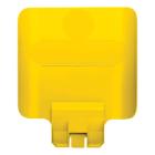 SUPPORT SIGNALETIQUE JAUNE POUR SLIM JIM STATION DE RECYCLAGE (1) photo du produit