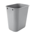 POUBELLE RECTANGULAIRE 12.9L RUBBERMAID NOIR GRIS 28.9X21X30.8CM (1) photo du produit