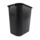 POUBELLE RECTANGULAIRE 26.6L RUBBERMAID NOIR 36.5X26X38CM (1) photo du produit