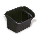 BAC UTILITAIRE 15.1 RUBBERMAID 432X308X267MM POUR CHARIOTS PP NOIR (2) photo du produit